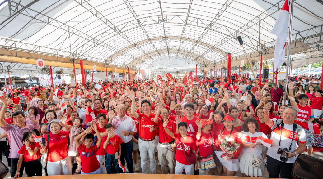 A morning of flags, fun, and community spirit at Kebun Baru.